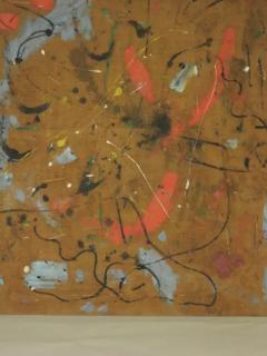  A C Hermkens Large Flemish Midcentury Abstract Expressionist Painting by A C Hermkens 1961 - 4096656