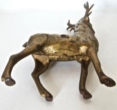  A C Williams Company Pair of Reindeer Antique Still Banks American circa 1910 - 2731349