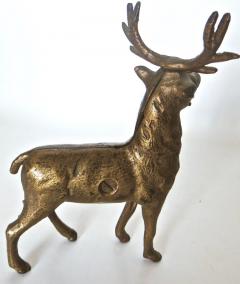  A C Williams Company Pair of Reindeer Antique Still Banks American circa 1910 - 2731351