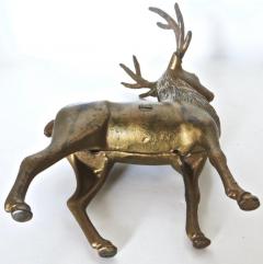  A C Williams Company Pair of Reindeer Antique Still Banks American circa 1910 - 2731363