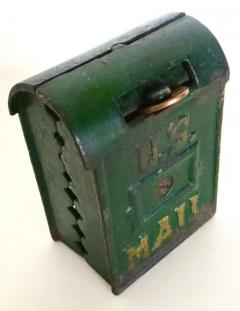  A C Williams Company Vintage Childrens Toy Savings Bank U S Mail American Circa 1920 - 3630910