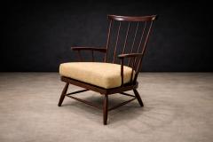  A Forma Decorativa Brazilian Modern Armchair in Imbuia Wood Cushion A Forma Decorativa - 4525054