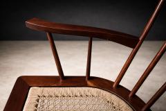  A Forma Decorativa Brazilian Modern Armchair in Imbuia Wood Cushion A Forma Decorativa - 4525058