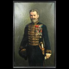  A Hartmann Russian Oil Portrait Painting By A Hartmann - 3880717