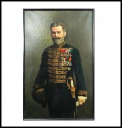  A Hartmann Russian Oil Portrait Painting By A Hartmann - 3880718