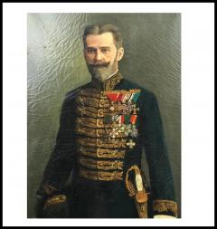  A Hartmann Russian Oil Portrait Painting By A Hartmann - 3880719