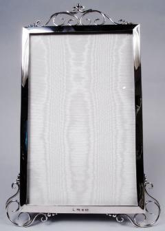  A J Zimmerman Ltd Tall English Victorian Classical Sterling Silver Picture Frame 1897 - 3774133