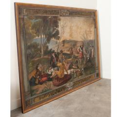  A Minguez Large Framed Painting La Merienda by A Minguez - 3314200