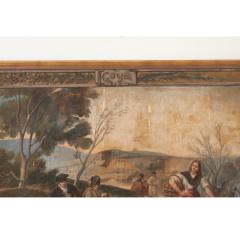  A Minguez Large Framed Painting La Merienda by A Minguez - 3314271