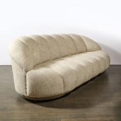  A Rudin Mid Century Modernist Channel Form Cloud Sofa in Holly Hunt Fabric by A Rudin - 3599919