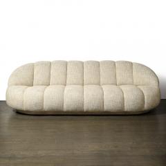  A Rudin Mid Century Modernist Channel Form Cloud Sofa in Holly Hunt Fabric by A Rudin - 3599920
