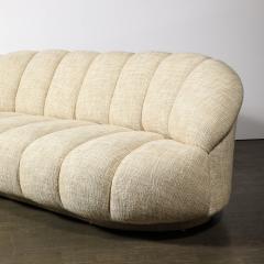  A Rudin Mid Century Modernist Channel Form Cloud Sofa in Holly Hunt Fabric by A Rudin - 3599968