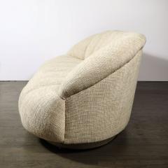  A Rudin Mid Century Modernist Channel Form Cloud Sofa in Holly Hunt Fabric by A Rudin - 3599988