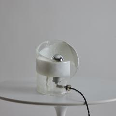  A V Mazzega 1970s Mazzega Murano Glass Swirl Table Lamp - 3425607