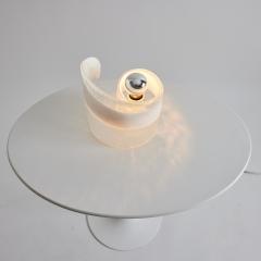  A V Mazzega 1970s Mazzega Murano Glass Swirl Table Lamp - 3425612