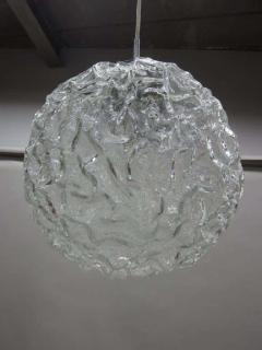  A V Mazzega Italian Mid Century Blown Murano Glass Pendant or Lantern Attributed to Mazzega - 1876815