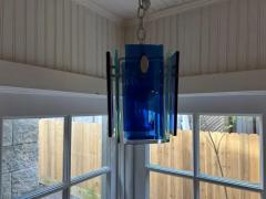  A V Mazzega Italian Modern Fontana Arte Style Pendant Or Lantern - 3894275