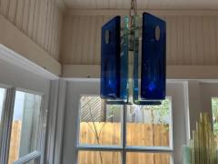  A V Mazzega Italian Modern Fontana Arte Style Pendant Or Lantern - 3894303