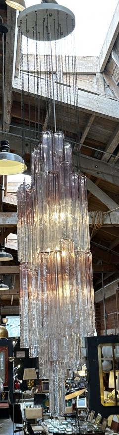  A V Mazzega Mazzega Cascade Chandelier by Carlo Nason in Opalescent Murano Glass 1960 - 2975489