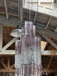  A V Mazzega Mazzega Cascade Chandelier by Carlo Nason in Opalescent Murano Glass 1960 - 2975490