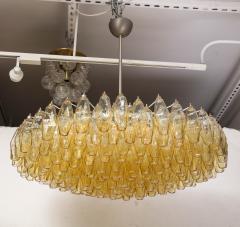  A V Mazzega Mazzega Champagne Glass Polyhedral Chandelier - 3261159