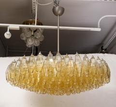  A V Mazzega Mazzega Champagne Glass Polyhedral Chandelier - 3261174