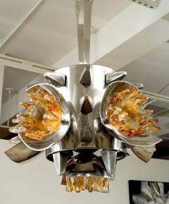  A V Mazzega Mazzega Custom Brutalist Chandelier - 3871243