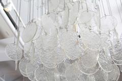  A V Mazzega Mazzega Multi Strand Glass Disc Chandelier - 1905325