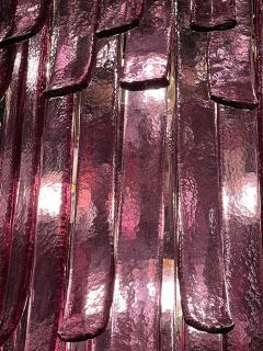  A V Mazzega Monumental a v Mazzega 3 Tier Lilac Murano Glass Chandelier - 4619972