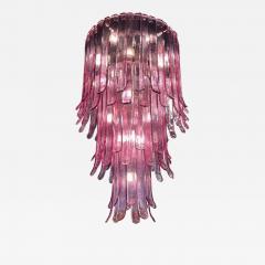  A V Mazzega Monumental a v Mazzega 3 Tier Lilac Murano Glass Chandelier - 4620267