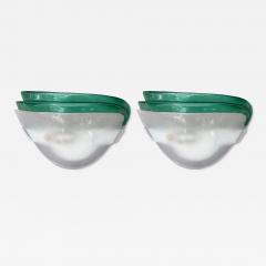  A V Mazzega Pair Of Murano Glass Sconces By Mazzega - 4619058