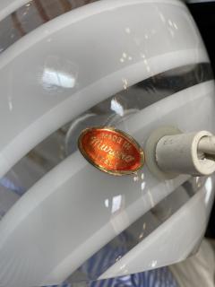  A V Mazzega Pair of 2 Penguins Murano Glass Table Lamp by MAZZEGA Italy 1980s - 1531387