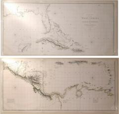  AARON ARROWSMITH CHART OF THE WEST INDIES AND SPANISH DOMINIONS IN NORTH AMERICA - 2884880