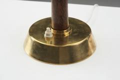  AB E Hansson Co AB E Hansson Co Brass Table Lamp with Adjustable Shade Sweden 1950s - 2930051