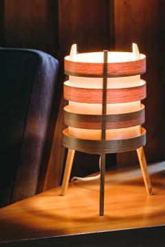  AB Ellysett 1960s Hans Agne Jakobsson Tripod Wood Table Lamp for AB Ellysett - 2887904
