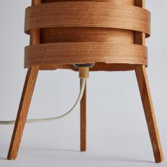  AB Ellysett 1960s Hans Agne Jakobsson Tripod Wood Table Lamp for AB Ellysett - 2887913