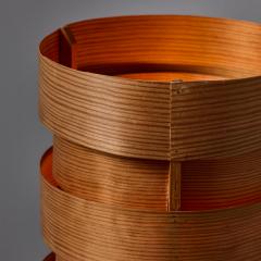  AB Ellysett 1960s Hans Agne Jakobsson Tripod Wood Table Lamp for AB Ellysett  - 4281635