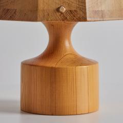  AB Ellysett Pair of 1960s Wood Table Lamps Attributed to Hans Agne Jakobsson for AB Ellysett - 3425623