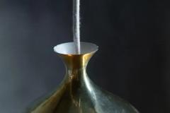  AB Markaryd Brass Pendant Lamp by Hans Agne Jakobsson for Markaryd Scandinavia 1960s - 4117296