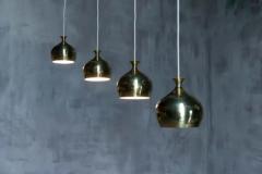  AB Markaryd Brass Pendant Lamp by Hans Agne Jakobsson for Markaryd Scandinavia 1960s - 4117298