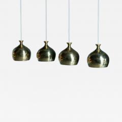  AB Markaryd Brass Pendant Lamp by Hans Agne Jakobsson for Markaryd Scandinavia 1960s - 4120068