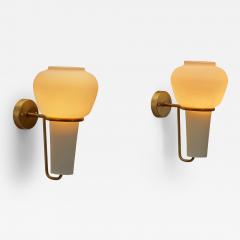  AB Markaryd Pair of Hans Agne Jakobsson Wall Lamps Sweden Second half of the 20th century - 4267422