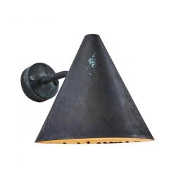  AB Markaryd Set of 4 1950s Hans Agne Jakobsson Tratten Patinated Outdoor Sconces - 2498047