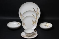  ACI Fine China ACI Fine China Mid Century Modern Harvest Porcelain Dinner Service 88 Piece - 2218093