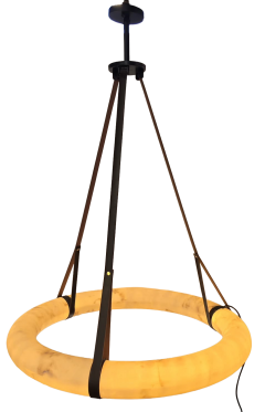 ADG Lighting Alabaster leather fixture - 4723002