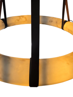 ADG Lighting Alabaster leather fixture - 4723006
