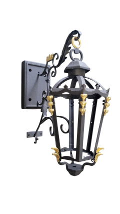  ADG Lighting Black gold Sconce restoration - 4722974