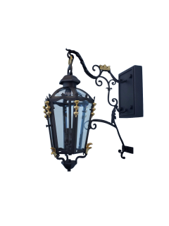  ADG Lighting Black gold Sconce restoration - 4728084