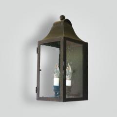  ADG Lighting Brass Lantern Clear Glass - 1839620