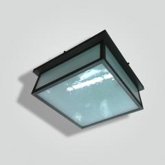  ADG Lighting Brass and Glass Square Lantern - 1884934
